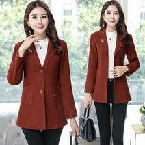 모직코트 숏스타일 울코트 작은키 2021년 가을 여성반코트