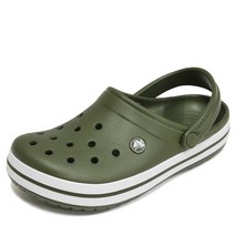 크록스 크록밴드 남여 공용 샌들 슬리퍼 어글리슈즈 아미그린 11016-37P