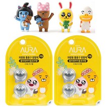 카카오프렌즈 차량용 통풍구형 방향제 리필, 플로랄향, 2개입 x 2개, 2개