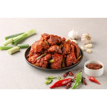 이리상회 양념 등뼈찜 밀키트 1kg 국내산 매운 한돈 국산 돼지 홈파티 캠핑 얼큰 야식, 1개