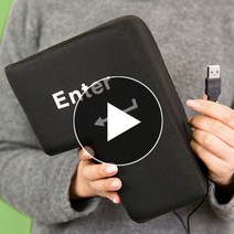 빅 엔터 키 Enter 초대형 스트레스 해소 USB 키보드, 엔터키