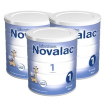Novalac 노발락 분유 1단계 0 to 6개월 800g 3팩