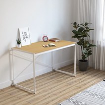 YEAR COLOR 접이식 철제 멀티책상 멀티데스크 2size 5colors, 우드
