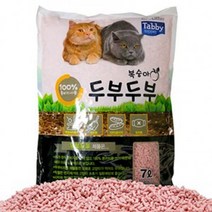고양이 두부 모래 화장실 소변 대변 복숭아 7L 1개 두부 프락티캣 사료 모래 화장실 용품 고야이 국민, 복숭아7L1개