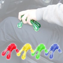 C301 안마볼 지압기 핸드마사지 끄로바두꺼비 (4colors), B.넙덕이노랑톤, 1개