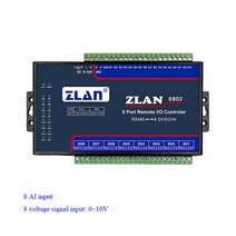 ZLAN6802 8 채널 포트 원격 IO 컨트롤러 DI AI DO RS485 이더넷 Modbus 모듈 RTU 수집기, [04] AI 10V voltage input
