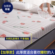 접이식 보온 라텍스 메모리폼 토퍼 수면매트 매트리스 바닥 거실 간이 침대 매트 자취 원룸