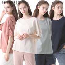 [쉬즈미스] 사이드 슬릿 솔리드 블라우스