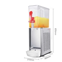 음료 디스펜서 주스 슬러시 냉음료 식혜 아이스티, 18L 단일 실린더 혼합형(단일 냉각 모델)
