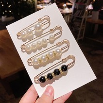 크리스마스용품 귀여운 에나멜 브로치 핀 진주 목걸이 작은 칼라 옷깃 핀 버클 히잡 고정 의류 스카프 쥬, 22 A28