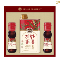 CJ 백설 진한 참기름 설 명절 회사 직원 선물세트 2호, CJ 백설 진한 참기름 2호