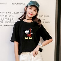 YAPOGI여성 여름 티셔츠 반팔티셔츠 여름 반팔 상의 심플 데일리 반팔티