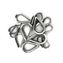 와이어팀블 철씸블 스텐씸블 와이어로프보호대, 5/8인치