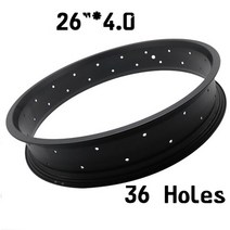 팻바이크 펫바이크 바위큰 자전거 전기 자전거 림 20x4.0 폭 250 휠 림 액세서리 20 인치 26 전자, 02 26 inch