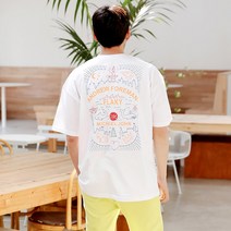 문컬렉션 5부반팔티 오버핏반팔티 플래키 빅사이즈 반팔 티셔츠 여름 데일리 오버핏 캐주얼 루즈핏 레터링티 프린팅티셔츠 남성반팔티 여성반팔티 커플룩 남녀공용 남성용