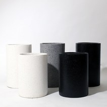 식물학개론 테라조화분 대형화분 거실화분 모음, 그레이