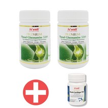 하이웰 초록입홍합 글루코사민 5500 180캡슐 2개, 단품, 단품