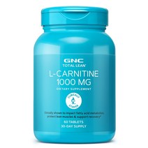 GNC 토탈린 엘 카르니틴 1000 mg 60정 (타블렛) Total Lean L-Carnitine 60 tabs, 1개