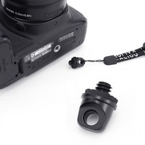 DSLR 카메라 D 링 나사 어댑터 스트랩 소니 호환 K041, 색상_블랙
