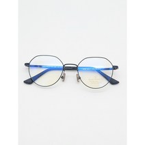 50사이즈 초경량 고탄성 울트라플렉스10g 블랙몬스터 다각형 콤비안경테 BM2040 C1