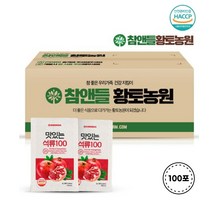 맛있는 석류 100 13Brix 70ml x 100포 1박스, (70ml x 100포)-1박스, 1개