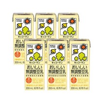 기꼬만 두유 무가당 200ml X 6개, 단품