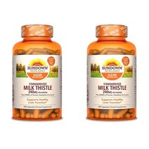 Sundown Milk Thistle by Sundown Herbal 선다운 밀크 씨슬 바이 선다운 허브 보조제 실리마린 250 ct 1팩, 2팩