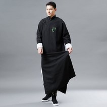 어른 남자 개량한복 모시 두루마기 코트 중년 남성 지장사 법복 퓨전 생활 한복 도포