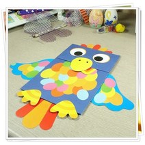 탑키드 종이공작 잼있는 손인형만들기 개구쟁이앵무새