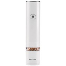ZWILLING 엔피니니 53103-701 전기 제분소 소금 후추 블랙, 1개, 하얀색ml