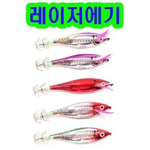 레이저에기 축광 수평에기 갑오징어 문어 주꾸미 한치, 실버