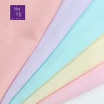 [한복생활]솜사탕가게 고은견/한복원단/겉감/치마감/깨끼/고급원단/44인치/광폭, 딸기맛