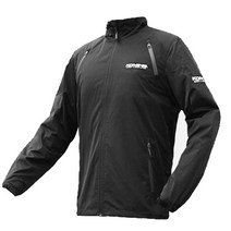 코미네 JK-132 윈드브레이크 오토바이 자켓, 블랙/그레이