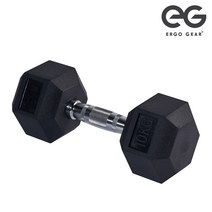 에르고기어 고무 육각아령, 10kg