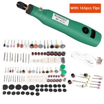 무선 그라인더 충전 핸드 전동 3speed 3.7v 전기 미니 세트 드릴 usb diy 연마 용 조각 액세서리 키트가있는 회전 도구, hb-102 d 세트