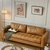 나뚜찌 디자인 버클 카페 명품 소파 호텔 쇼파 라운지 모튤, 작은 3인용 2.2m 폴리에스테르