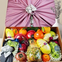 프리미엄 이바지 혼합 과일선물세트 9.5kg 고급 실크 보자기포장 노리개 추가 기업 감사선물 과일바구니, 고급이바지세트9.5kg내외+고급실크보자기+노리개