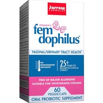 미국 Jarrow Formulas 펨도피러스 여성 유산균 10억 60캡슐, 10억 CFU, 60 카운트(1팩)