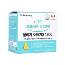 r-TG 고함량 프리미엄 닥터스 캐나다산 오메가1200MG