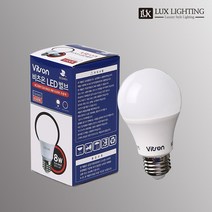 비츠온 LED전구 8W 벌브 올빔 친환경 에코, 주광색, 30개입