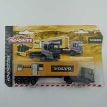 Majorette-볼보 홀러 A60H FMX 건설 컨테이너 믹서 티퍼 스킵 굴삭기 EC950F 로더 L350H 합금 자동차 모, 01 MJ212057288HKC-1