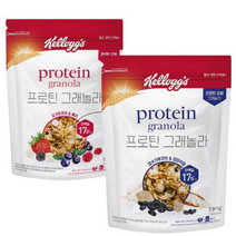 켈로그 프로틴그래놀라 혼합세트, (베리 330g + 검정약콩 330g) X 1