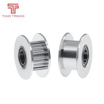 타이밍 벨트 풀리 타임 GT2 유형 수동 동기 휠 16/20 치아 이빨 3D 프린터 기어 용 알루미늄 타이밍, 20T W6 B3 폭 밖으로 T