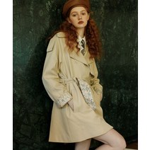 [쎄무아듀]Moidew_garden girl short trench coat