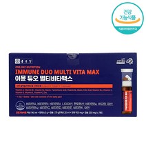 종근당 이뮨 듀오 멀티 비타맥스 올인원 수험생 종합 비타민 물없이 마시는 액상, 7회분, 1개