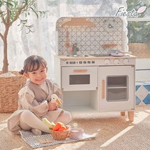 피에스타 우드 주방놀이 스칸디, 화이트