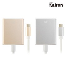 [KT알파쇼핑]칼론 KC-HG01 USB 3.1 Type-C to HDMI 초고속 C타입 컨버터 노트북 고해상도 모니터 TV PC 프로젝터 미러링 화면 확장 HDCP 지원 핫스왑 UHD, 칼론 KC-HG01 실버, 칼론 KC-HG01 실버_색상_상세페이지참조