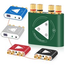 Douk Audio Q1 40W+40W 미니 앰프 블루투스 5.0 헤드폰 앰프 터치스크린 (전원 미포함), 실버