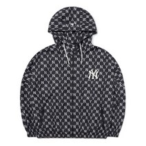 MLB 공용 모노그램 전면 바람막이 3AWJM0121 50BKS 50CRS 50NYS