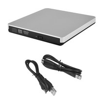 광학디스크 드라이브외장형 DVD 레코더 USB3.0 블루 레이 드라이브 BD-RE CD/DVD RW Writer 휴대용 버너 플, 01 Grey